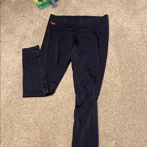 PINK Black Razorback Leggings